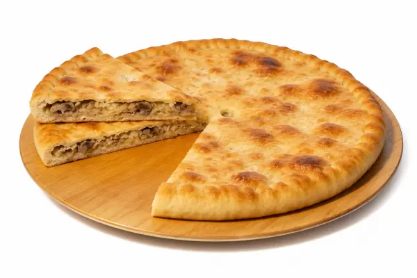 Осетинский пирог с капустой и грибами